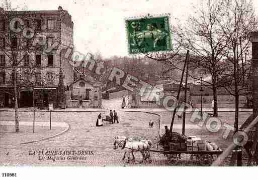 Ville de PLAINESAINTDENIS(LA) Carte postale ancienne