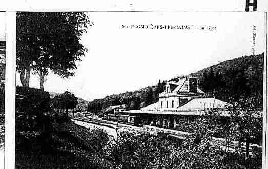 Ville de PLOMBIERES Carte postale ancienne