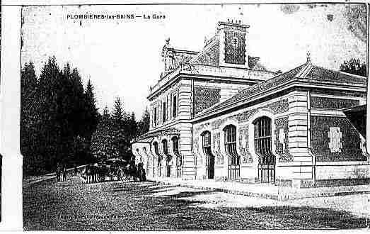 Ville de PLOMBIERES Carte postale ancienne