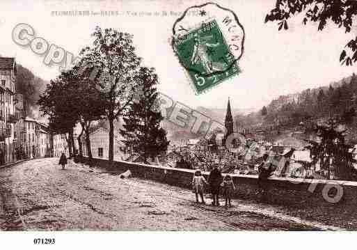 Ville de PLOMBIERES Carte postale ancienne