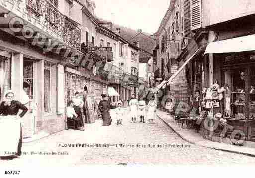 Ville de PLOMBIERES Carte postale ancienne