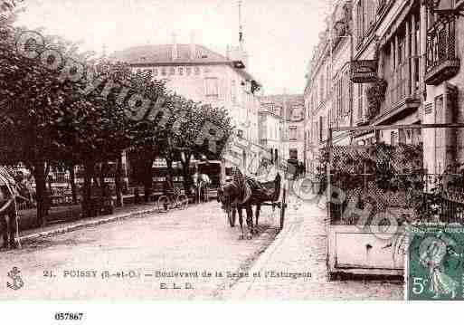 Ville de POISSY Carte postale ancienne