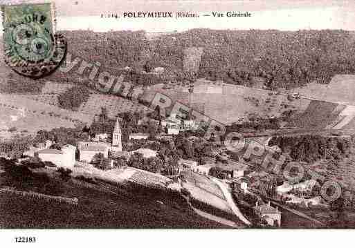 Ville de POLEYMIEUXAUMONTD\'OR Carte postale ancienne