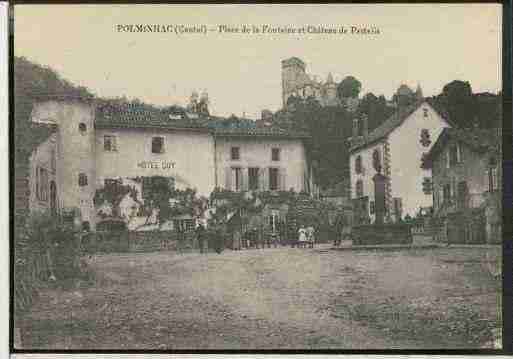 Ville de POLMINHAC Carte postale ancienne