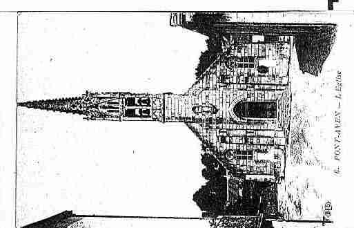 Ville de PONTAVEN Carte postale ancienne