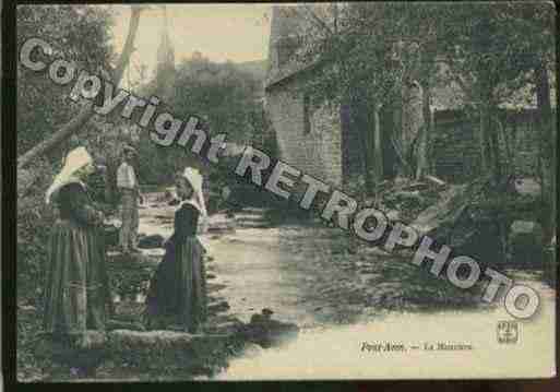 Ville de PONTAVEN Carte postale ancienne
