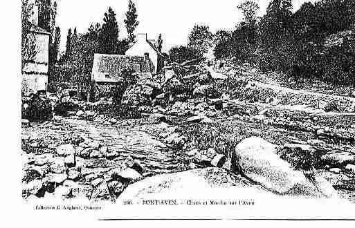 Ville de PONTAVEN Carte postale ancienne