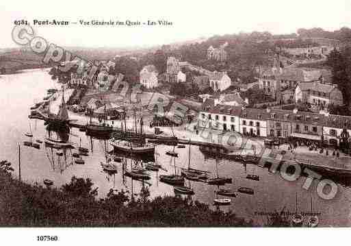 Ville de PONTAVEN Carte postale ancienne Ville de PONTAVEN Carte postale ancienne