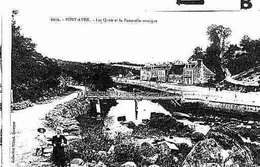 Ville de PONTAVEN Carte postale ancienne Ville de PONTAVEN Carte postale ancienne