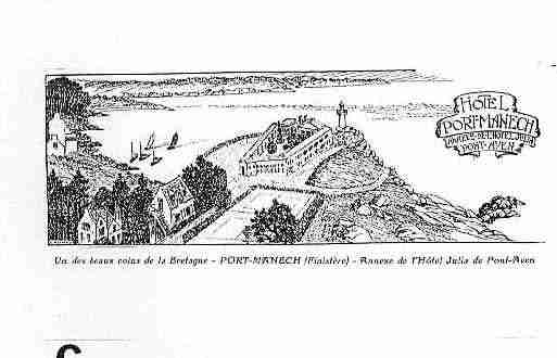 Ville de PONTAVEN Carte postale ancienne