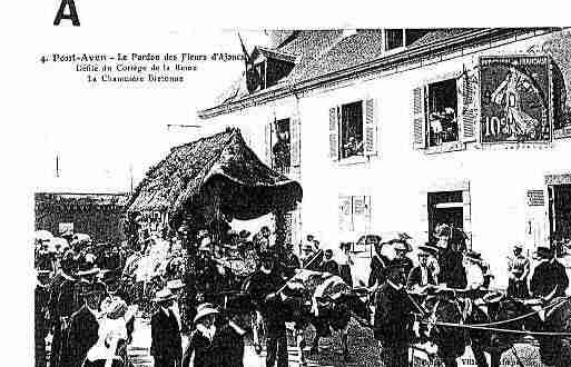 Ville de PONTAVEN Carte postale ancienne