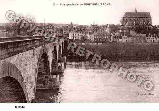 Ville de PONTDEL\\\'ARCHE Carte postale ancienne