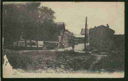 Ville de PONTFAVERGERMORONVILLIERS Carte postale ancienne Ville de PONTFAVERGERMORONVILLIERS Carte postale ancienne