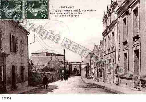 Ville de PONTL\'ABBE Carte postale ancienne