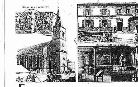 Ville de PORCELETTE Carte postale ancienne Ville de PORCELETTE Carte postale ancienne