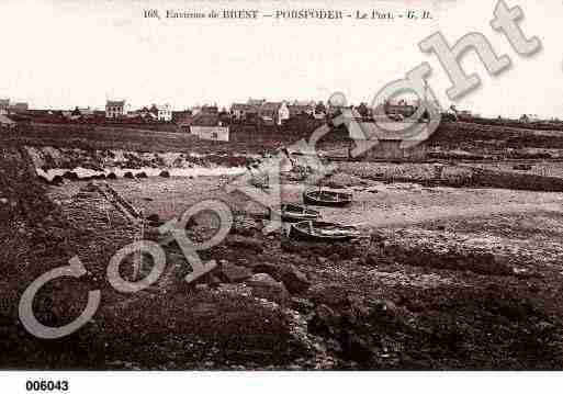 Ville de PORSPODER Carte postale ancienne