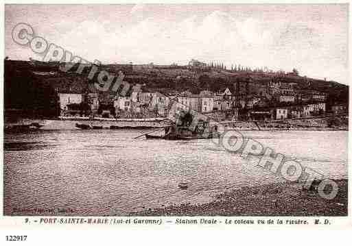 Ville de PORTSAINTEMARIE Carte postale ancienne