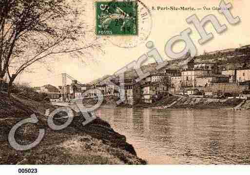 Ville de PORTSAINTEMARIE Carte postale ancienne