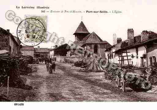 Ville de PORTSURSEILLE Carte postale ancienne