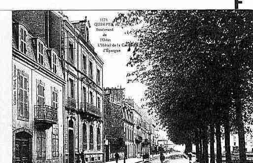 Ville de QUIMPER Carte postale ancienne