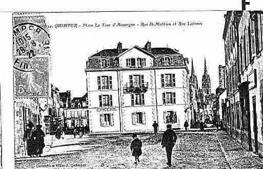 Ville de QUIMPER Carte postale ancienne