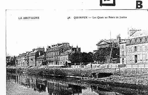 Ville de QUIMPER Carte postale ancienne