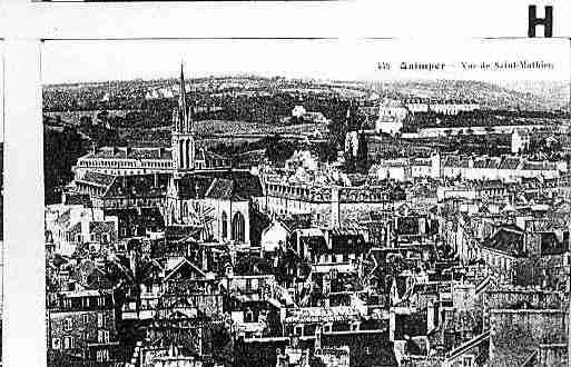 Ville de QUIMPER Carte postale ancienne