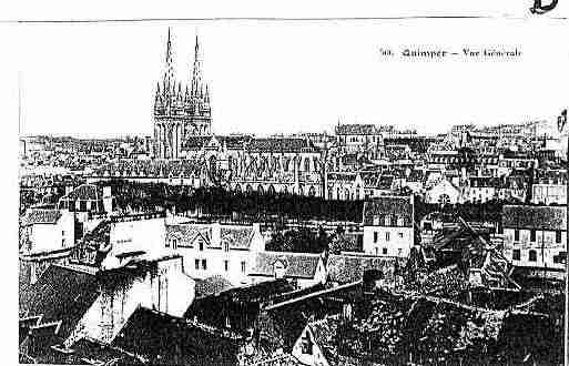 Ville de QUIMPER Carte postale ancienne