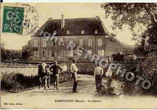 Ville de RAMBUCOURT Carte postale ancienne