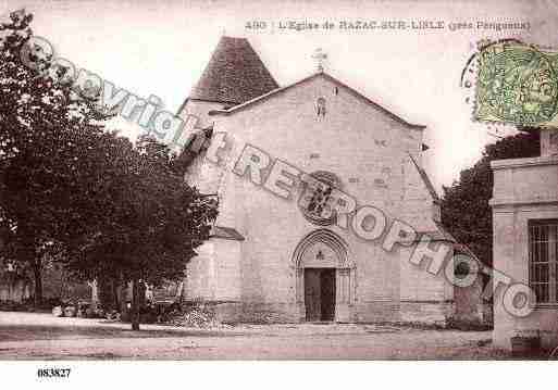 Ville de RAZACSURL\\\'ISLE Carte postale ancienne