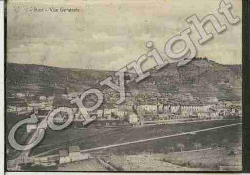 Ville de RIEZ Carte postale ancienne