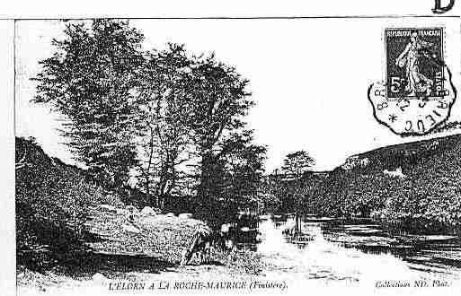 Ville de ROCHEMAURICE(LA) Carte postale ancienne