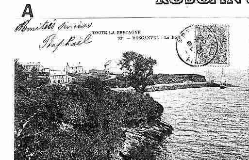 Ville de ROSCANVEL Carte postale ancienne