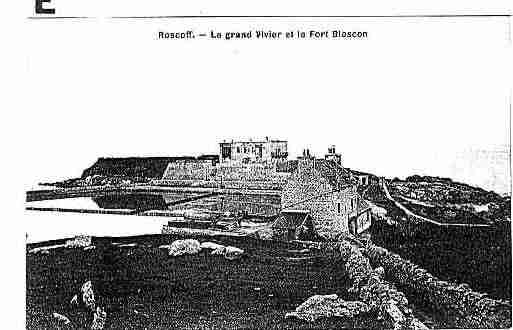 Ville de ROSCOFF Carte postale ancienne