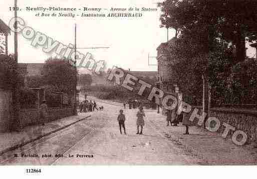 Ville de ROSNYSOUSBOIS Carte postale ancienne