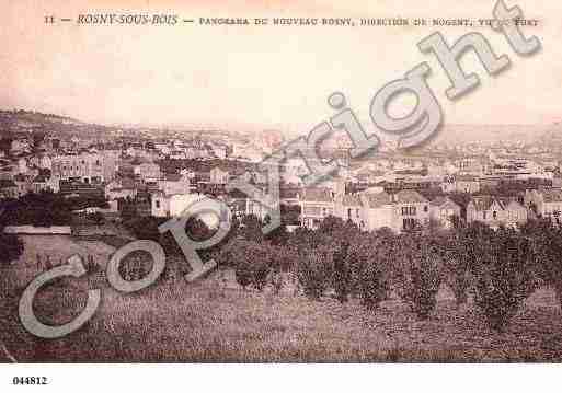 Ville de ROSNYSOUSBOIS Carte postale ancienne