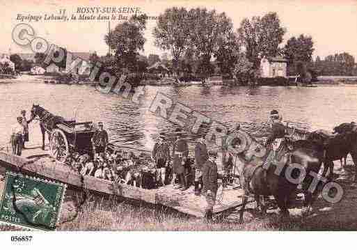 Ville de ROSNYSURSEINE Carte postale ancienne