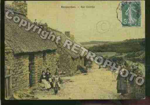 Ville de ROSPORDEN Carte postale ancienne