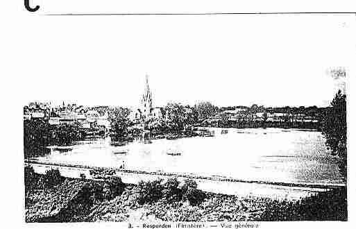 Ville de ROSPORDEN Carte postale ancienne