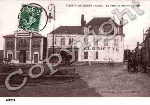 Ville de ROZOYSURSERRE Carte postale ancienne