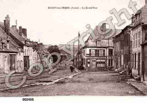 Ville de ROZOYSURSERRE Carte postale ancienne