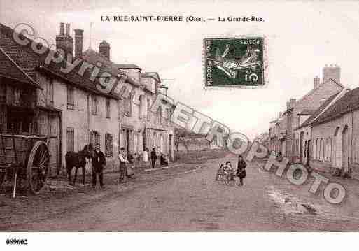 Ville de RUESAINTPIERRE(LA) Carte postale ancienne