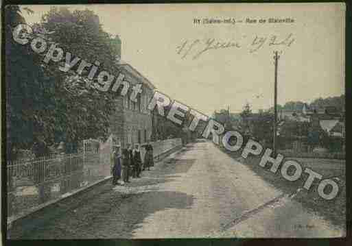 Ville de RY Carte postale ancienne