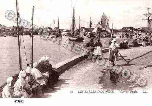 Ville de SABLESD\'OLONNE(LES) Carte postale ancienne