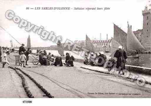 Ville de SABLESD\'OLONNE(LES) Carte postale ancienne