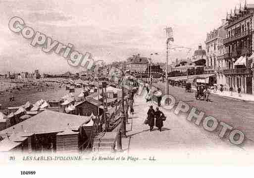 Ville de SABLESD\'OLONNE(LES) Carte postale ancienne