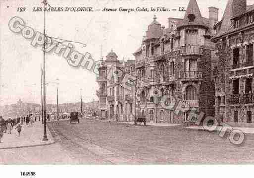 Ville de SABLESD\'OLONNE(LES) Carte postale ancienne