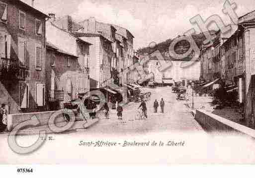 Ville de SAINTAFFRIQUE Carte postale ancienne