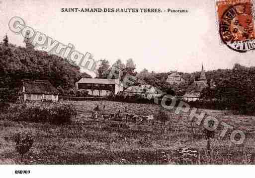 Ville de SAINTAMANDDESHAUTESTERRES Carte postale ancienne