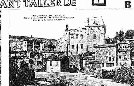 Ville de SAINTAMANTTALLENDE Carte postale ancienne